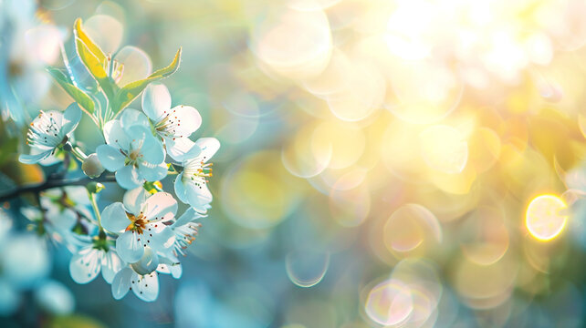 spring and flowers background