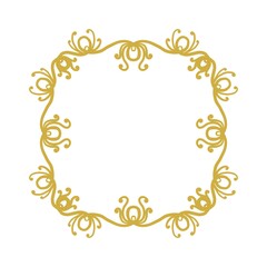 frame with gold ornament