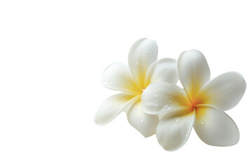 Obraz na płótnie Canvas frangipani flower .isolated on white background