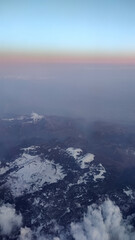 Obraz premium clouds above mountains