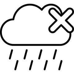 No Rain Icon