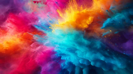Foto auf Leinwand Colourful smoke background, art, magic explosion  © muhammad