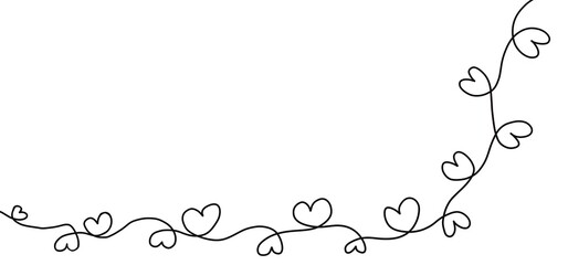 love themed line art on a white background