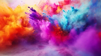Foto auf Leinwand Colourful smoke background, art, magic explosion  © muhammad