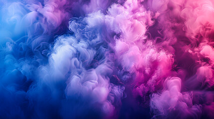 Abstract Cloud Texture in a Vivid Color Explosion, Resembling an Artistic Dream or Fantasy, Rich in Imagination and Creativity - obrazy, fototapety, plakaty