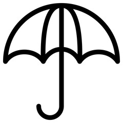 fragile umbrella icon, simple vector design