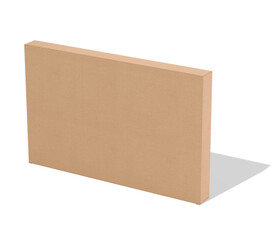 Cardboard Packages Box Mockup Isolated on Background 3D Rendering