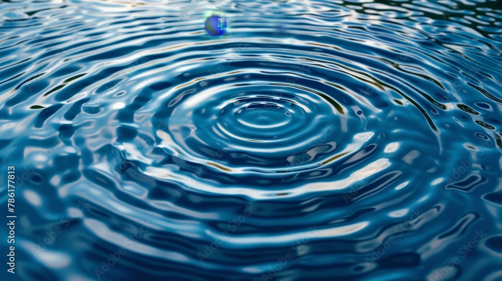 Poster the water drop wave circle texture on the surface modern is decorated with concentric circles and ab