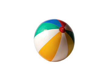 Beach Ball on Transparent Background. PNG