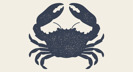 Crab, seafood, sketch. Vintage retro print, seafood crab sketch, sea life, ink pencil style drawing, engrave old school sketch, hand drawn. Sketch artwork crab, sign, sea symbol. Vector Illustration