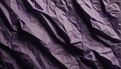 A detailed view of a purple crumpled paper. Perfect for office concepts.