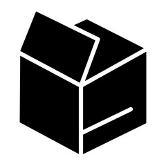 Parcel glyph icon