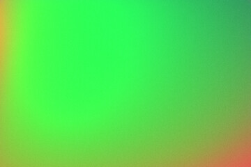 Dark Green Orange Green Grainy Gradient Abstract Background Poster Banner