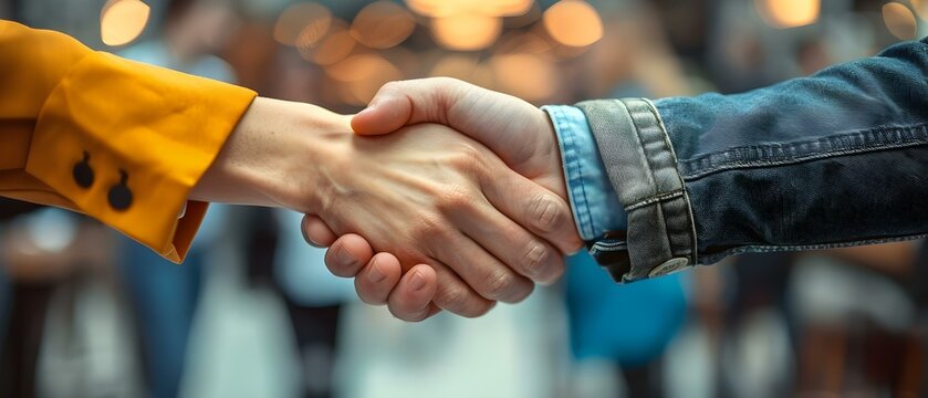 Mutual Respect: A Professional Connection. Concept Professional Communication, Respectful Relationships, Clear Boundaries, Positive Work Environment