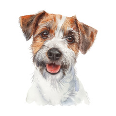 Jack Russell Terrier dog watercolor good quality and good design
