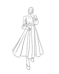 Fototapeta premium illustration of an angel