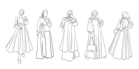 hand drawn sketch of a girl