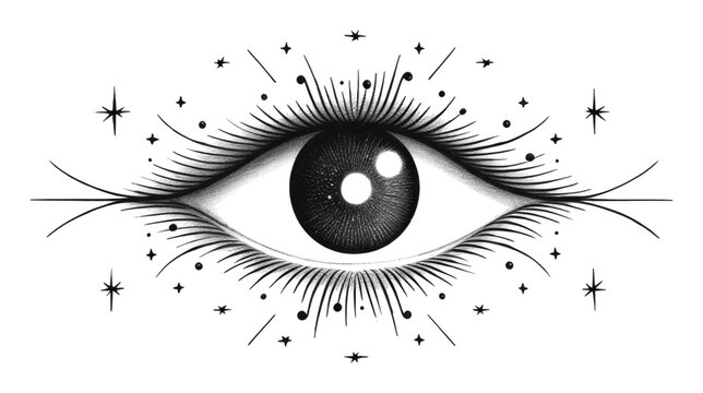 PNG  Third eye drawing sketch line