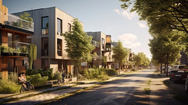 A photo of Cohousing Residences with Minimalistic design