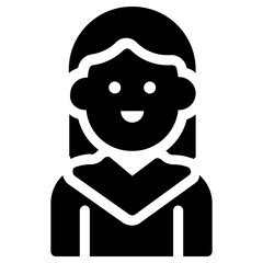 Obraz na płótnie Canvas female icon, simple vector design