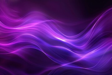 Fototapeta premium Against a backdrop of deep indigo, tendrils of purple smoke weave together, casting an otherworldly glow.