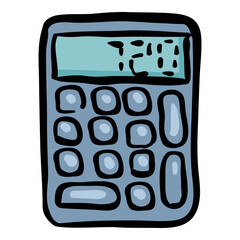 Calculator - Hand Drawn Doodle Icon