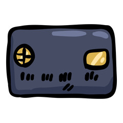 Credit Card - Hand Drawn Doodle Icon