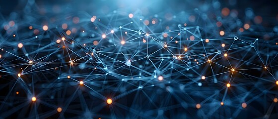 Digital Web of Connections: The Network Symphony. Concept Technology, Connectivity, Networking, Innovation, Data Science