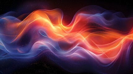 Obraz premium A graphic illustration of abstract lines and shapes conveying the concept of motion without depicting any specific object