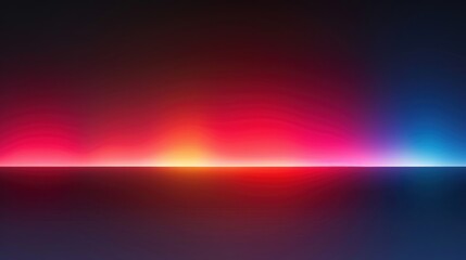 Obraz premium Vibrant Red Gradient Background with Glowing Light Line, Abstract Digital Texture Design for Tech Branding, Futuristic Concepts, Covers