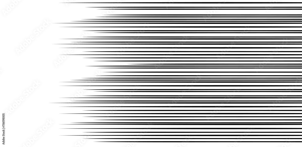 Poster speed lines. vector manga effect. simple background of motion elements. comic graphic design of fast