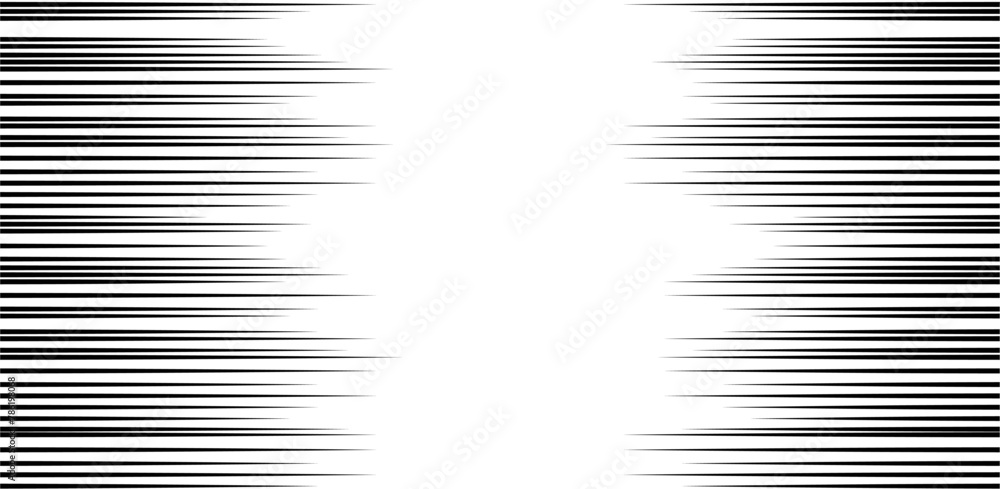 Poster speed lines. vector manga effect. simple background of motion elements. comic graphic design of fast