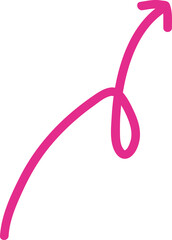 Swirl Pink Arrow