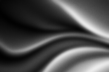 Black and White Grainy Gradient Abstract Background Poster Banner