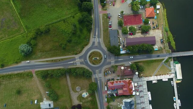 Rondo Boat Mrzezyno Lodka Aerial View Poland