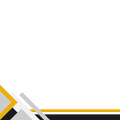 Obraz premium Geometric Business Footer