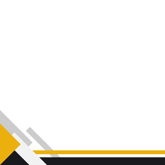Obraz premium Geometric Business Footer