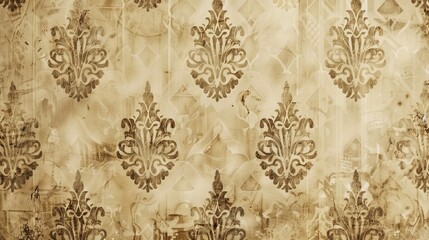 Seamless damask pattern for background 