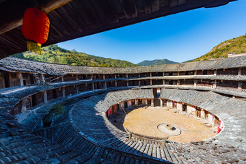 Tulou Nanyang Building, Yongshan Village, Raoping, Chaozhou, Guangdong, China