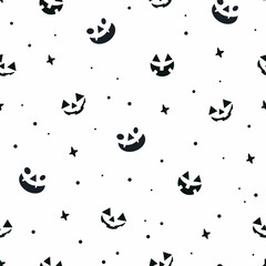 halloween seamless pattern