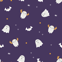 halloween seamless pattern