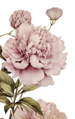 PNG Peony flower ephemera border backgrounds petal plant