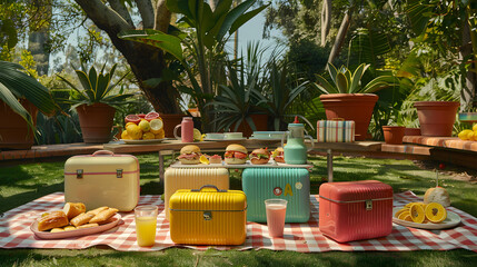 Vintage Lunchtime Delight: Metal Lunch Boxes for Nostalgic Dinners - 786215027