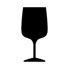 wine glass icon vector sign symbol isolated
