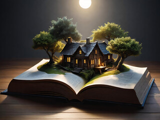 House in a mystic book