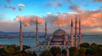 The Sultanahmet Mosque (Blue Mosque)  - Istanbul, Turkey