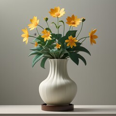 flower in a minimal vase
