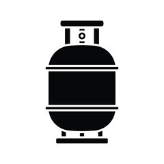 gas cylinder icon vector design template simple and clean