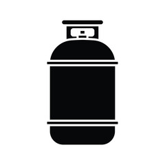 gas cylinder icon vector design template simple and clean