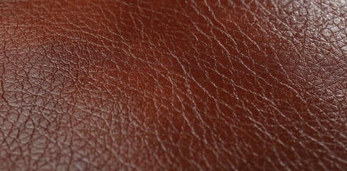 Texture of brown leather as background, closeup